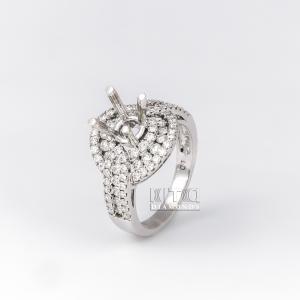 Vỏ Nhẫn Kim Cương Vàng Trắng